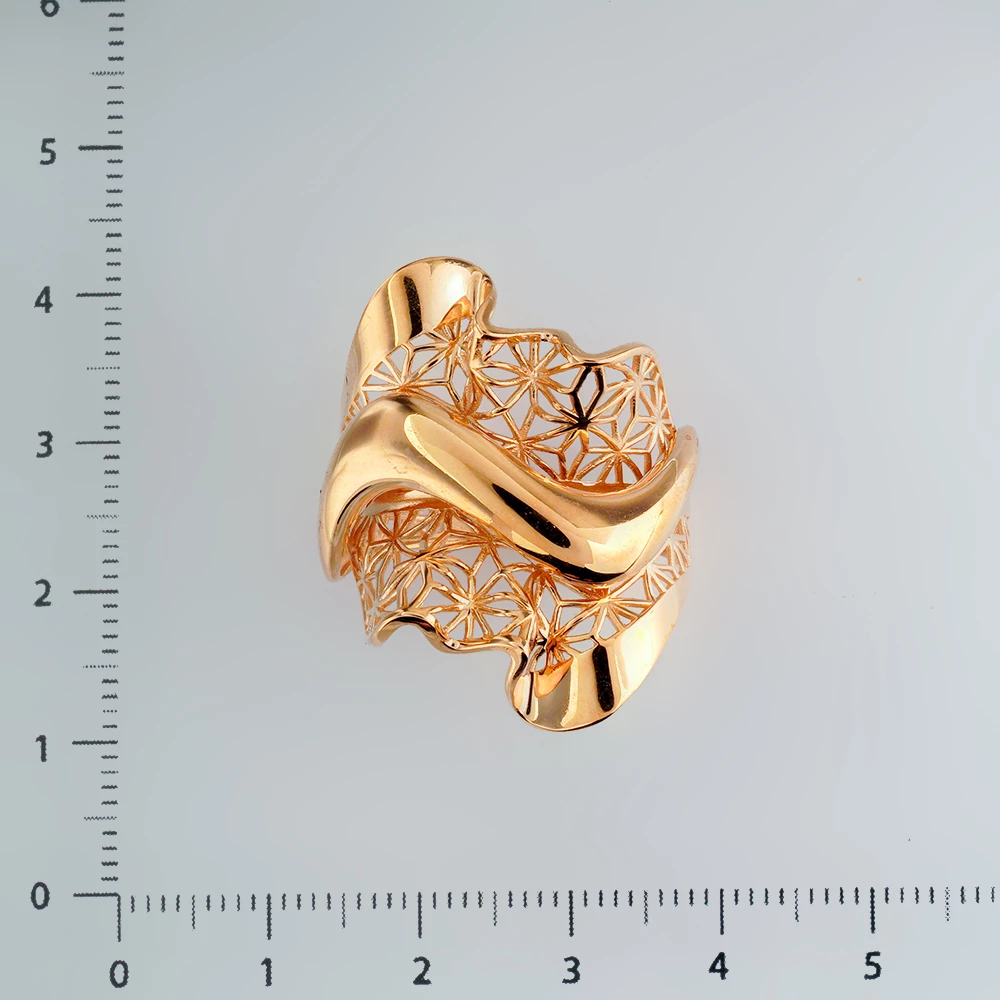 Кольцо из красного золота 585 пробы