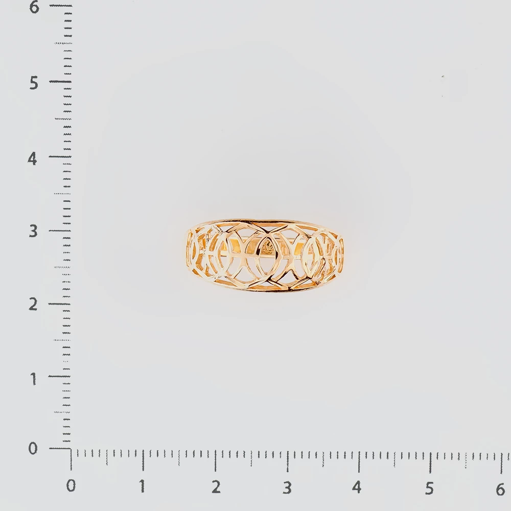 Кольцо из красного золота 585 пробы