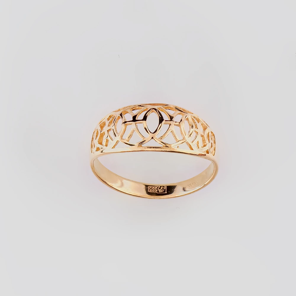 Кольцо из красного золота 585 пробы