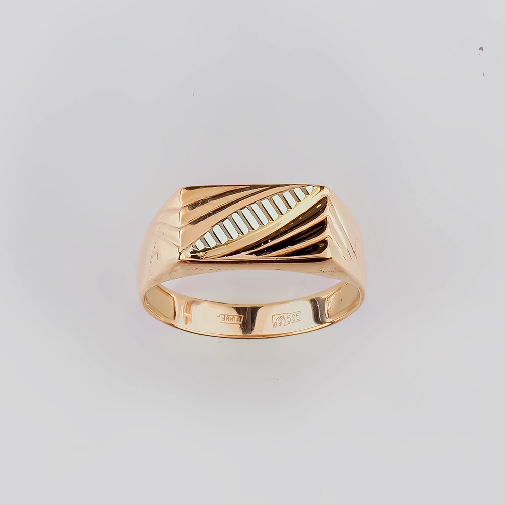 Кольцо из красного золота 585 пробы