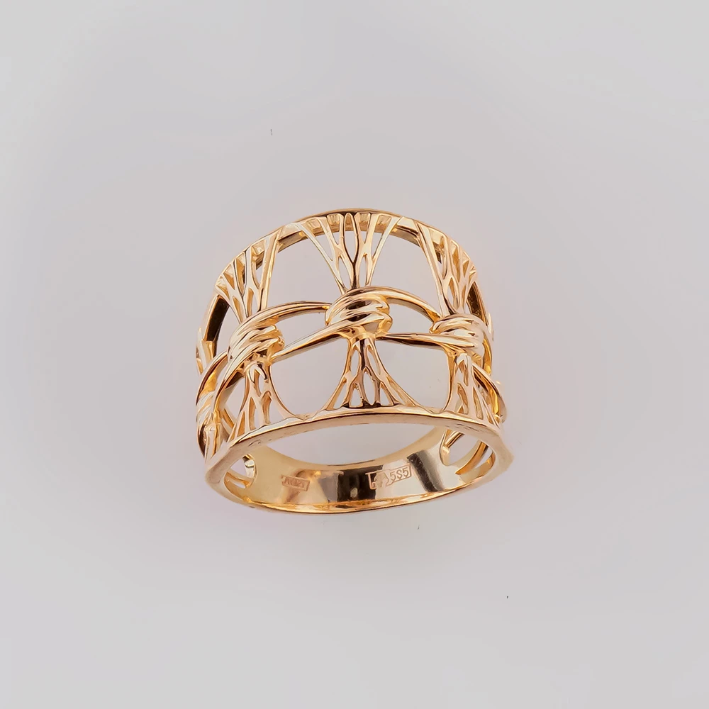 Кольцо из красного золота 585 пробы