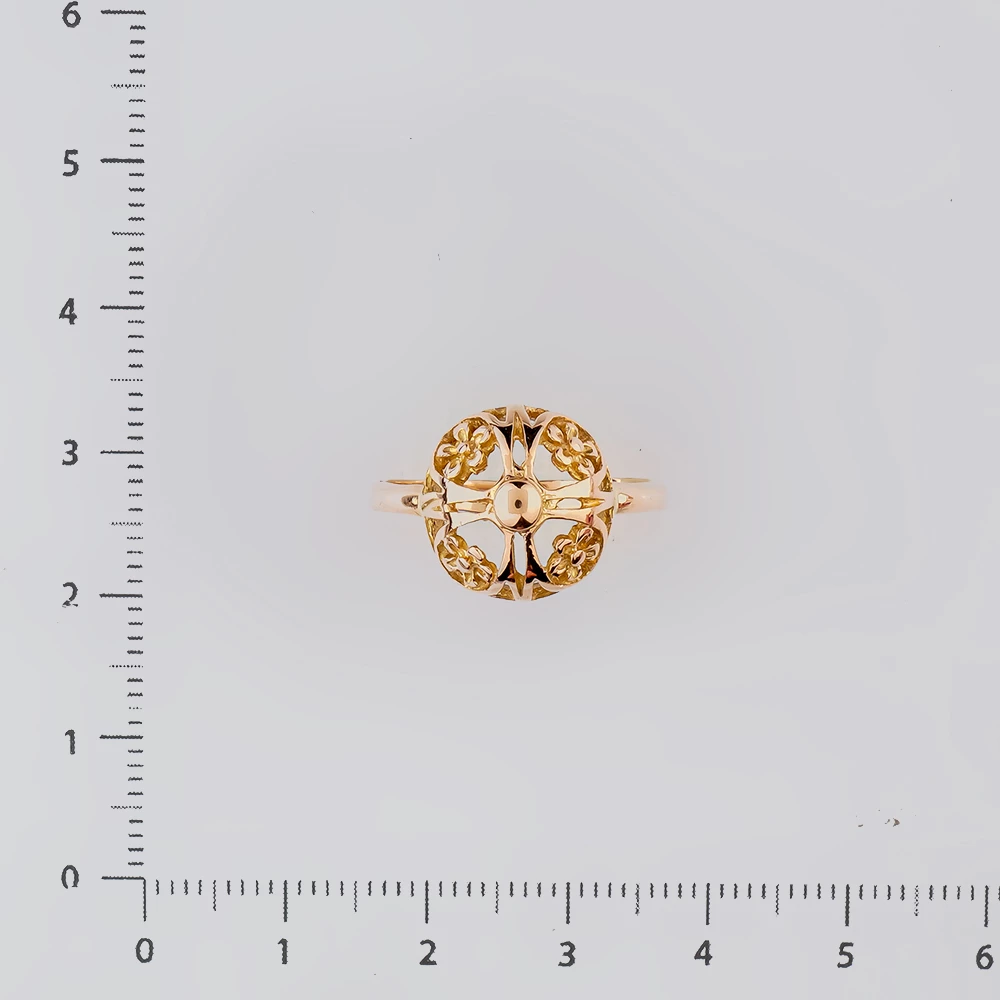 Кольцо из красного золота 583 пробы