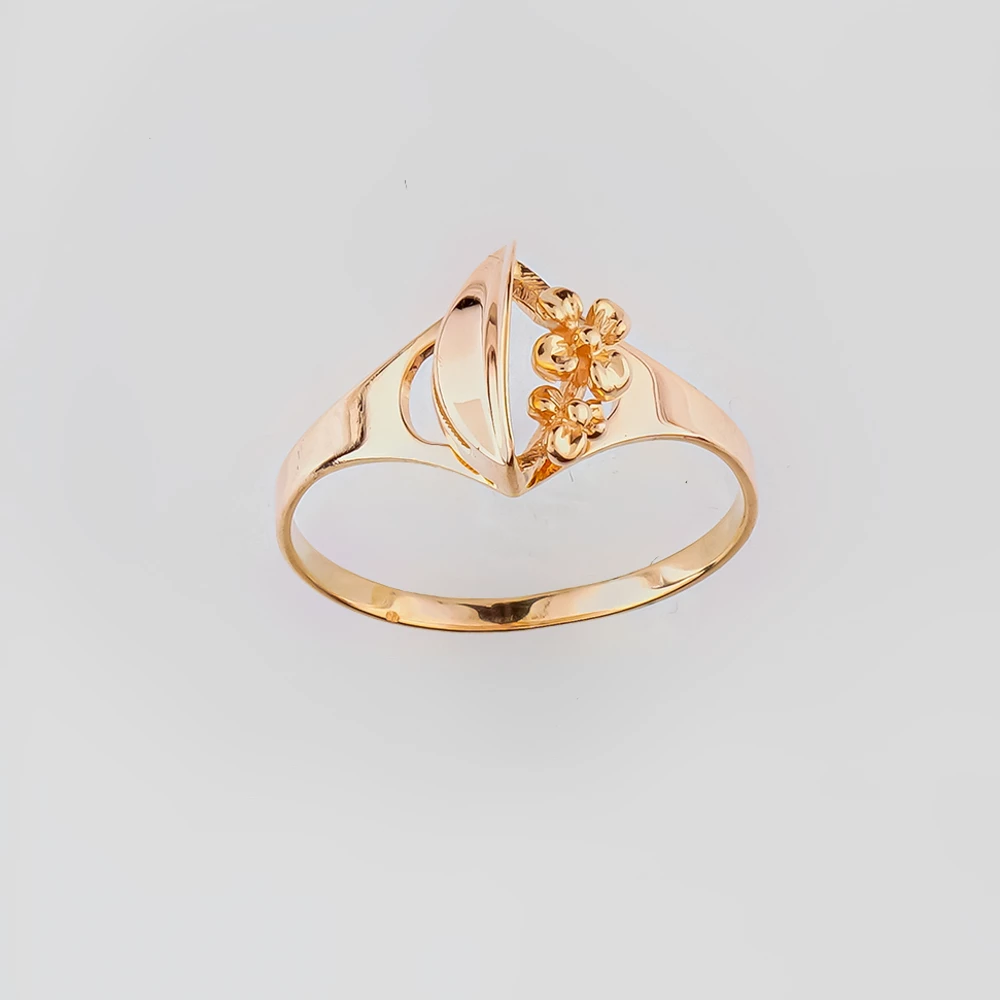 Кольцо из красного золота 585 пробы