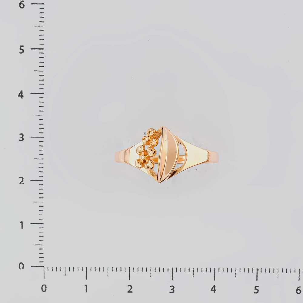 Кольцо из красного золота 585 пробы