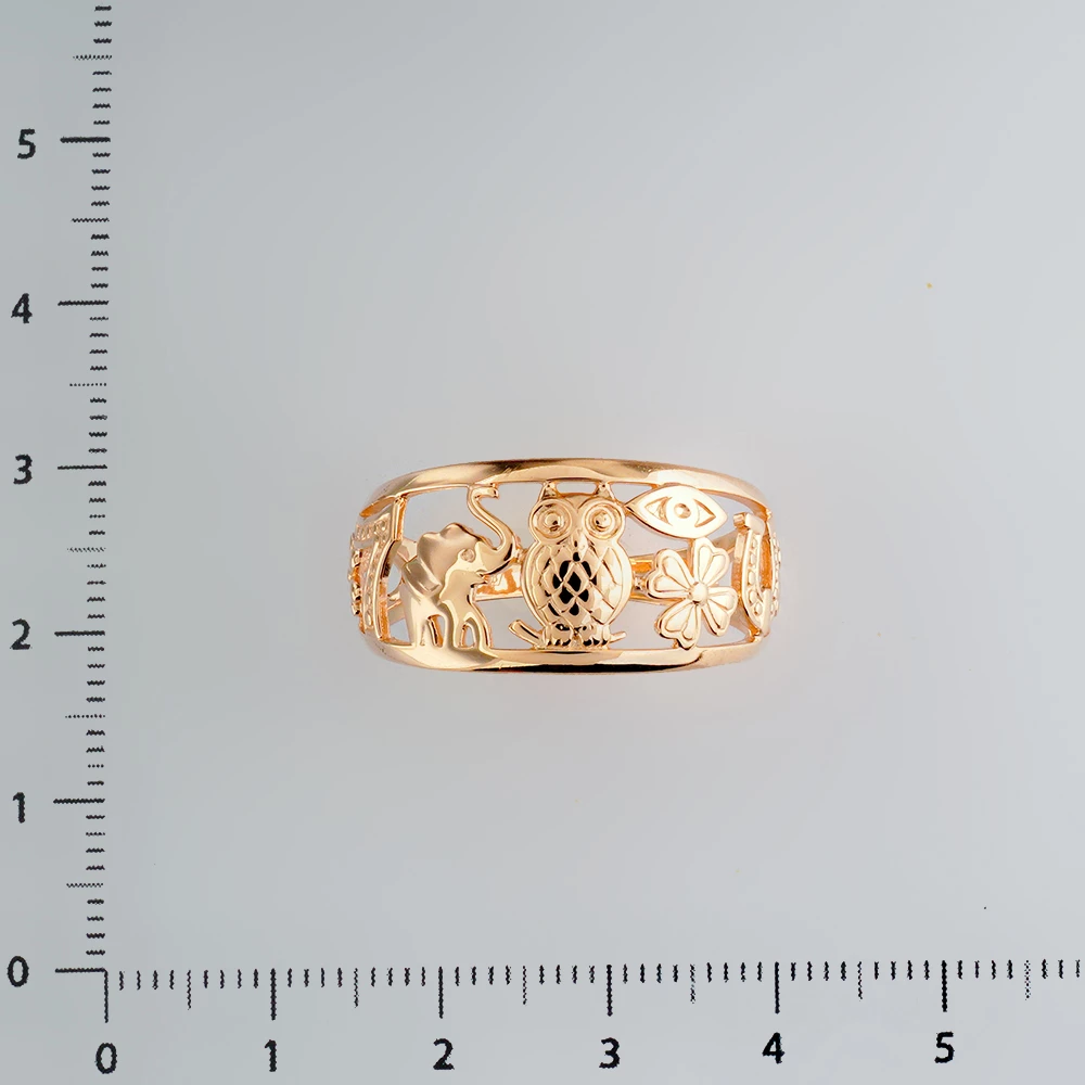 Кольцо из красного золота 585 пробы