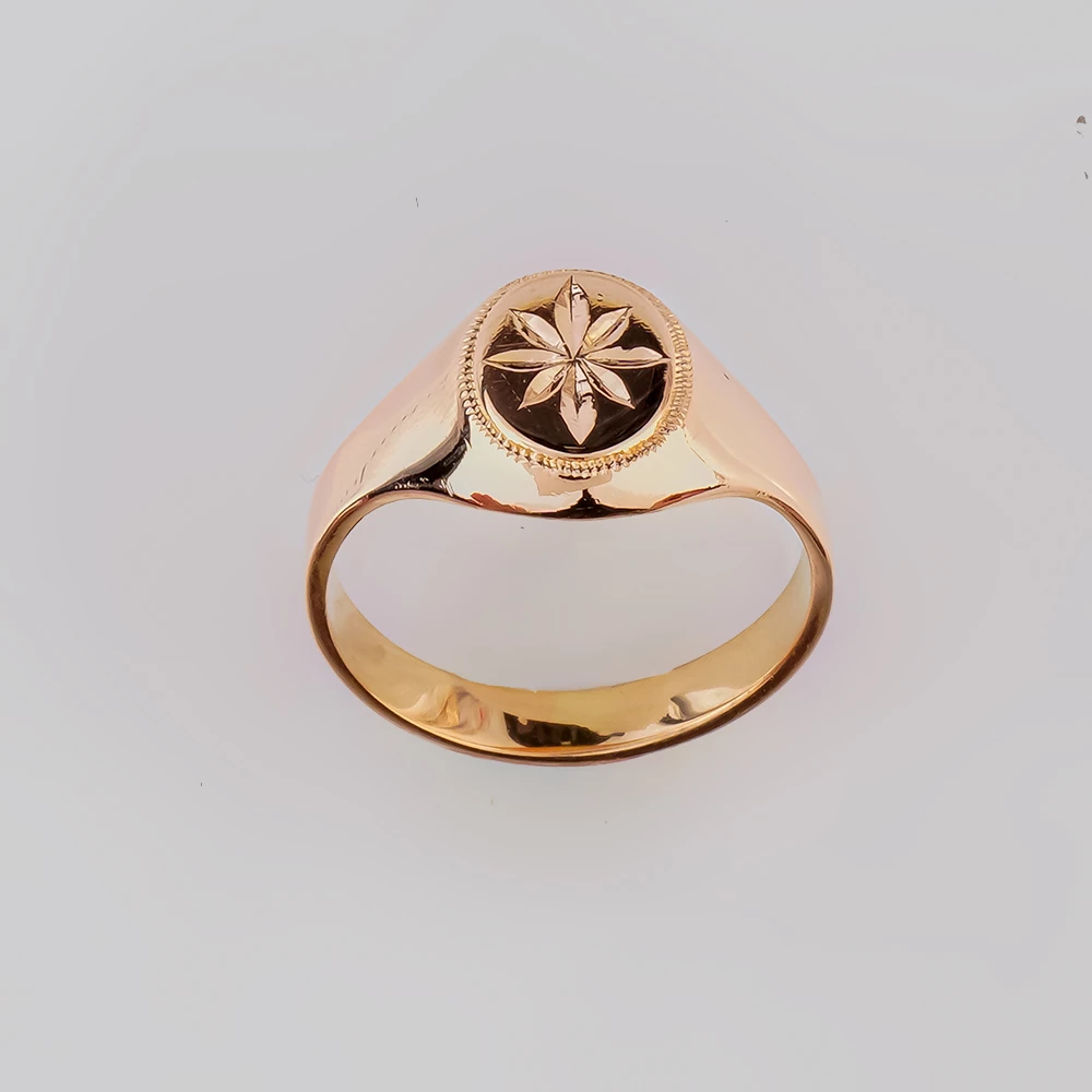 Кольцо из красного золота 583 пробы