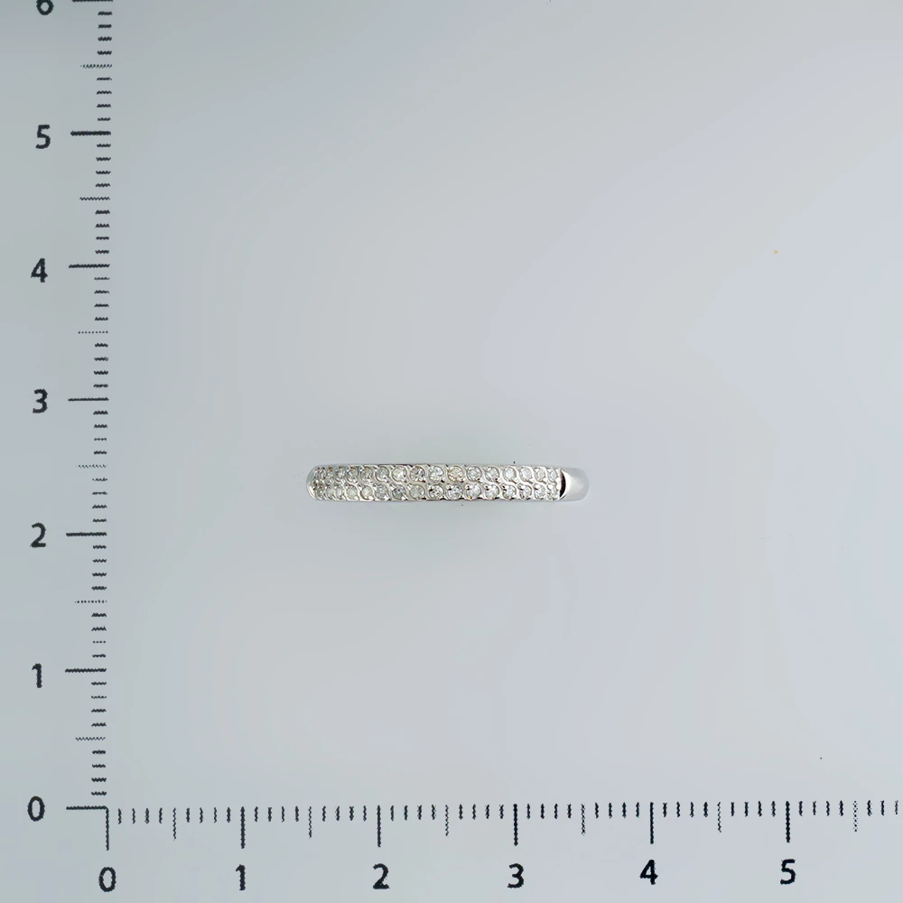 Кольцо с бриллиантом из белого золота 585 пробы