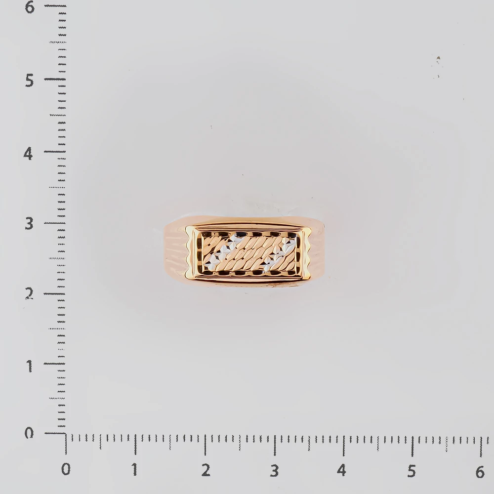 Кольцо из красного золота 375 пробы