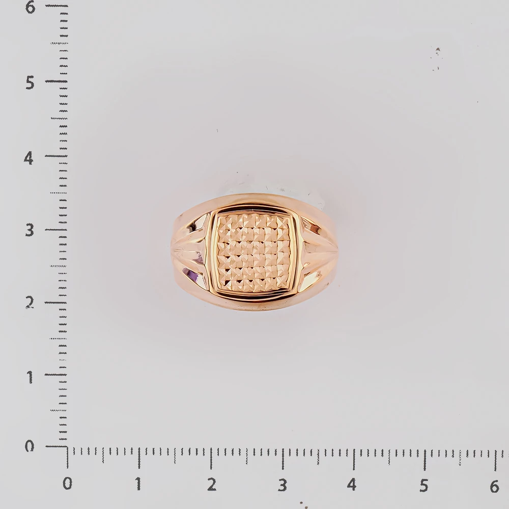 Кольцо из красного золота 375 пробы