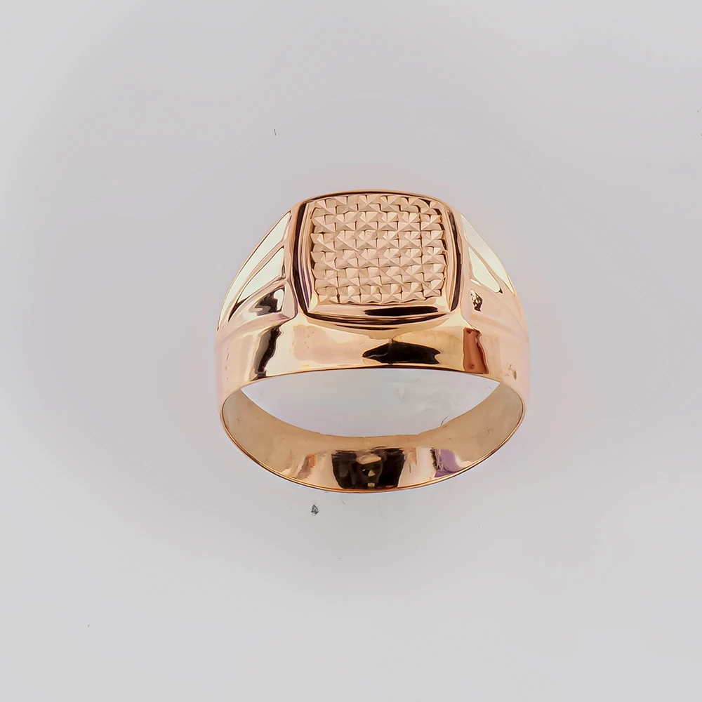 Кольцо из красного золота 375 пробы