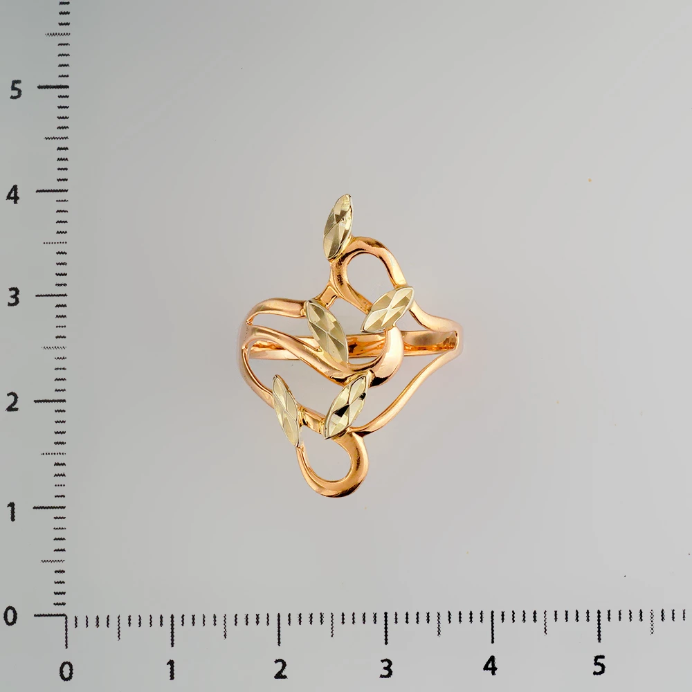 Кольцо из красного золота 585 пробы