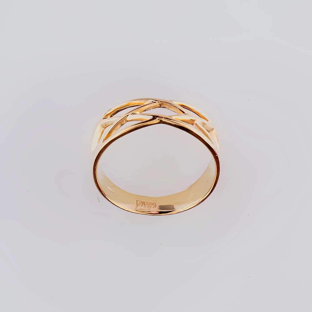 Кольцо из красного золота 585 пробы