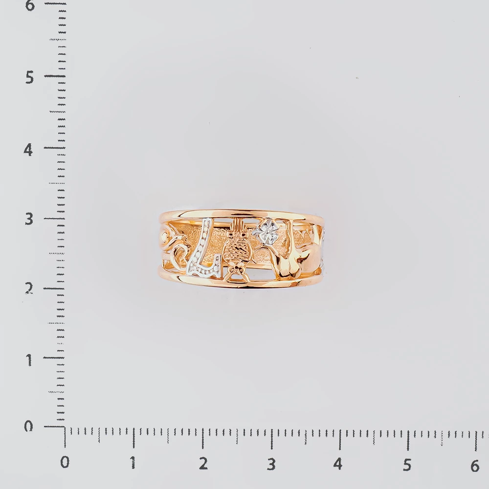 Кольцо из красного золота 585 пробы