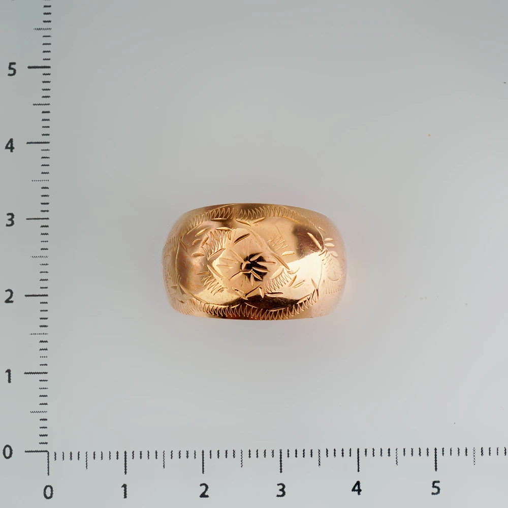 Кольцо из красного золота 583 пробы