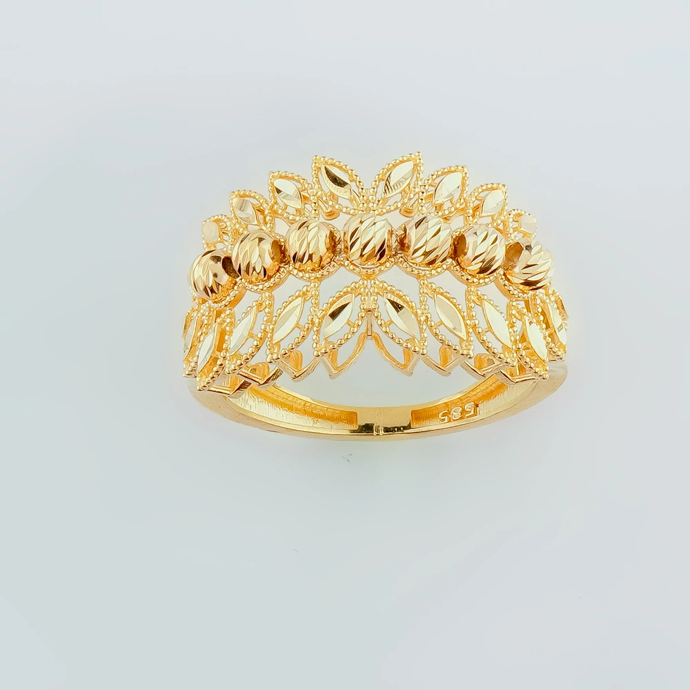 Кольцо из желтого золота 585 пробы