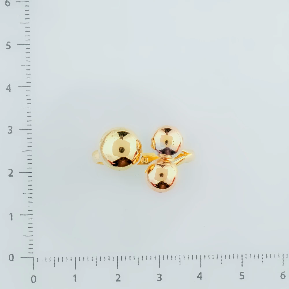 Кольцо из желтого золота 750 пробы