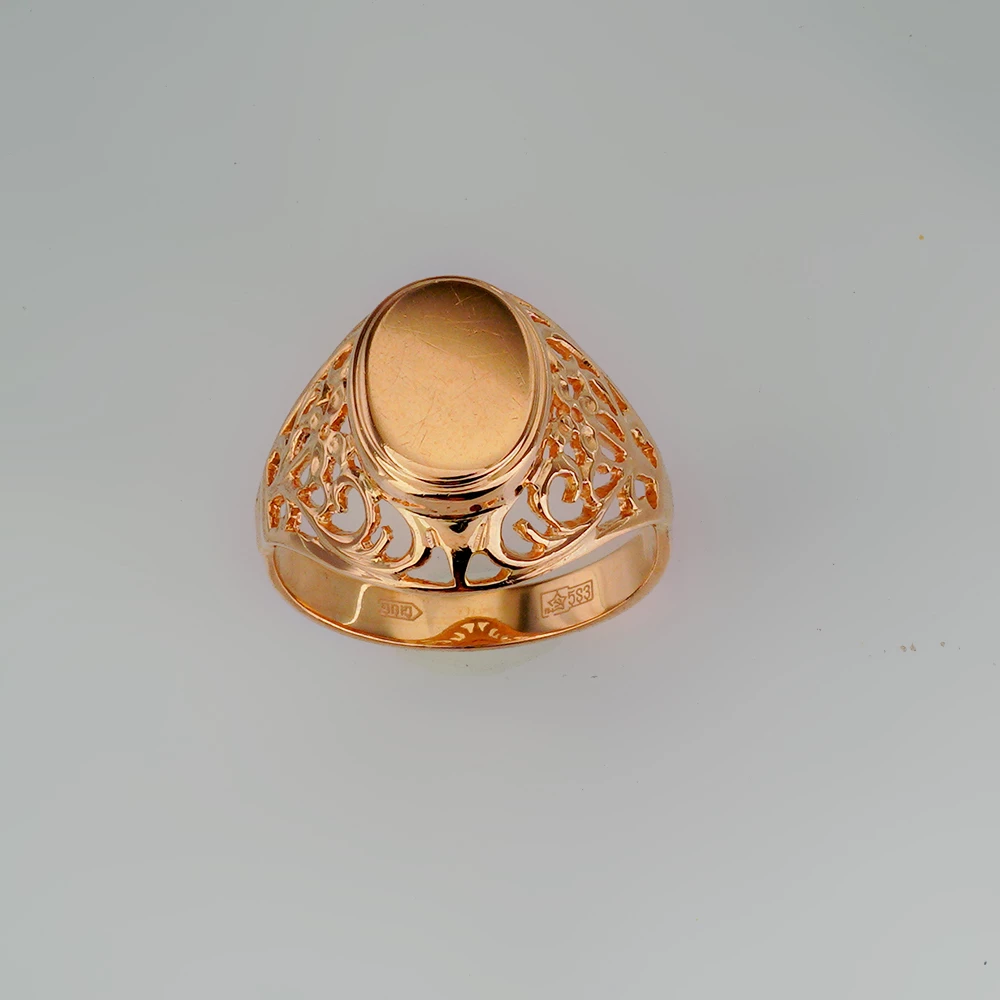 Кольцо из красного золота 583 пробы