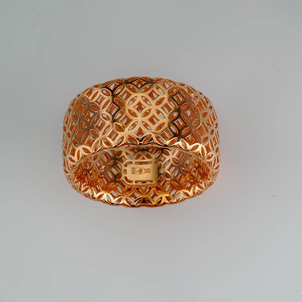 Кольцо из красного золота 585 пробы