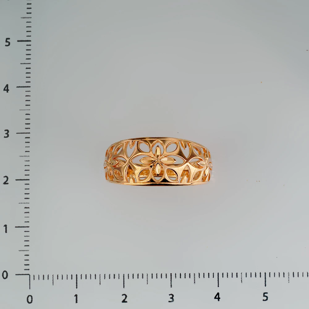 Кольцо из красного золота 585 пробы