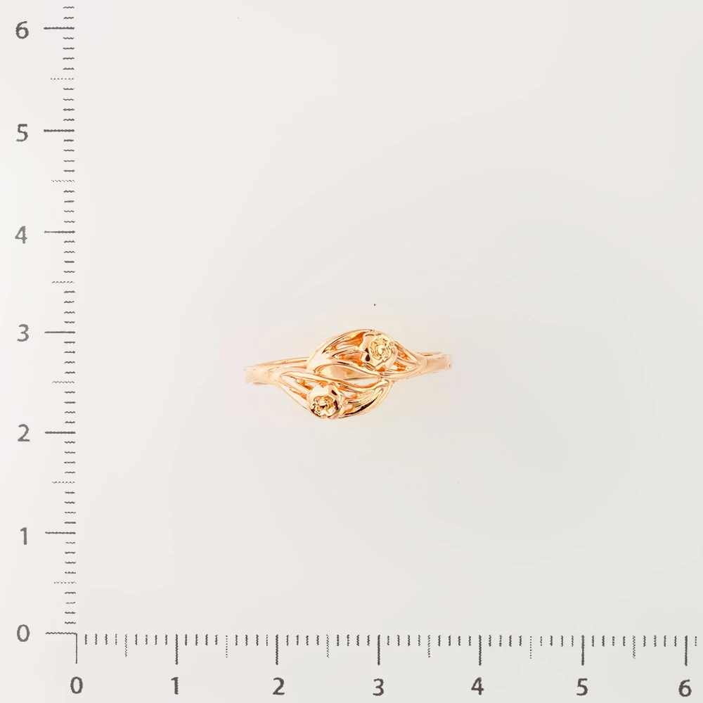 Кольцо из красного золота 585 пробы