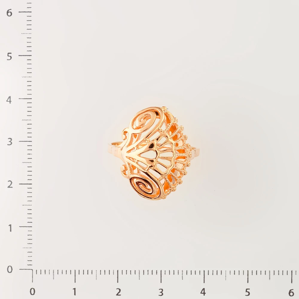 Кольцо из красного золота 585 пробы