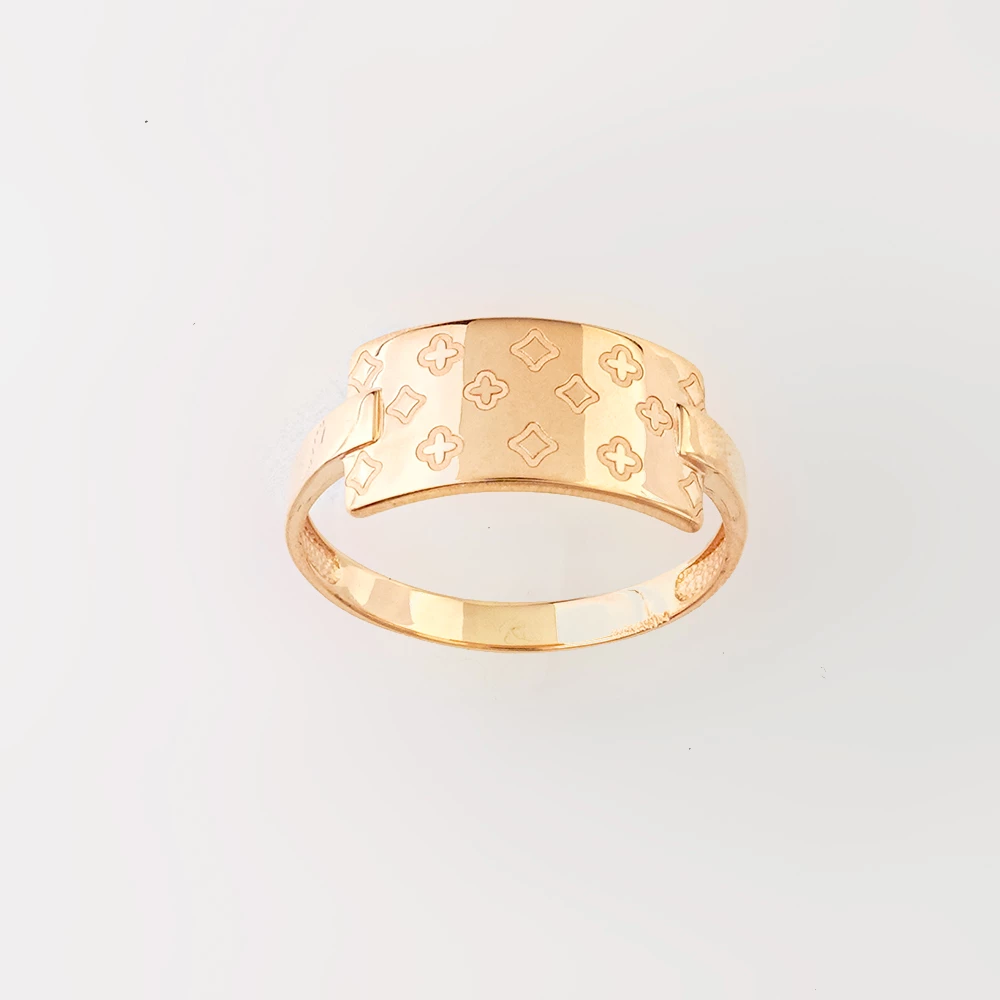 Кольцо из красного золота 585 пробы