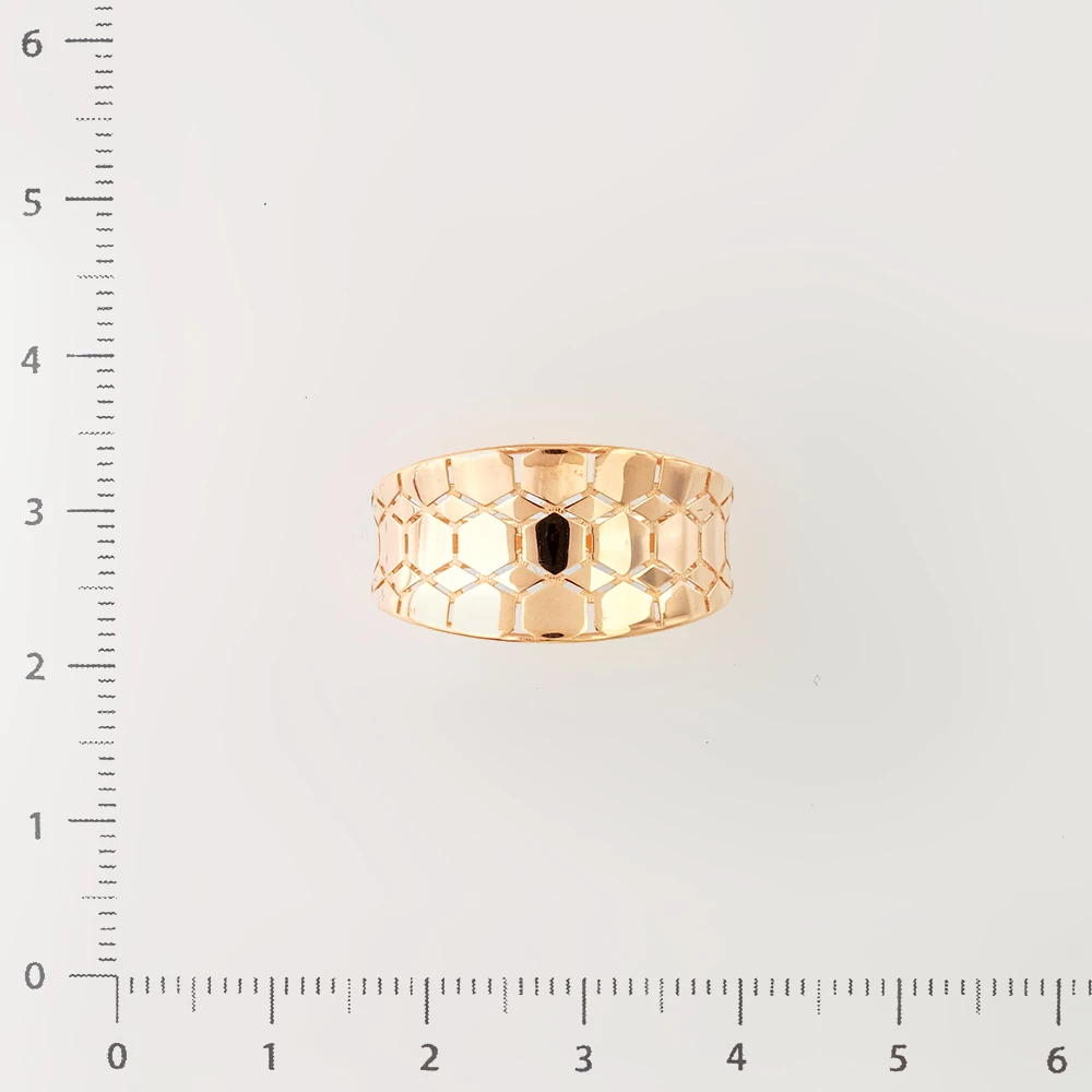 Кольцо из красного золота 585 пробы