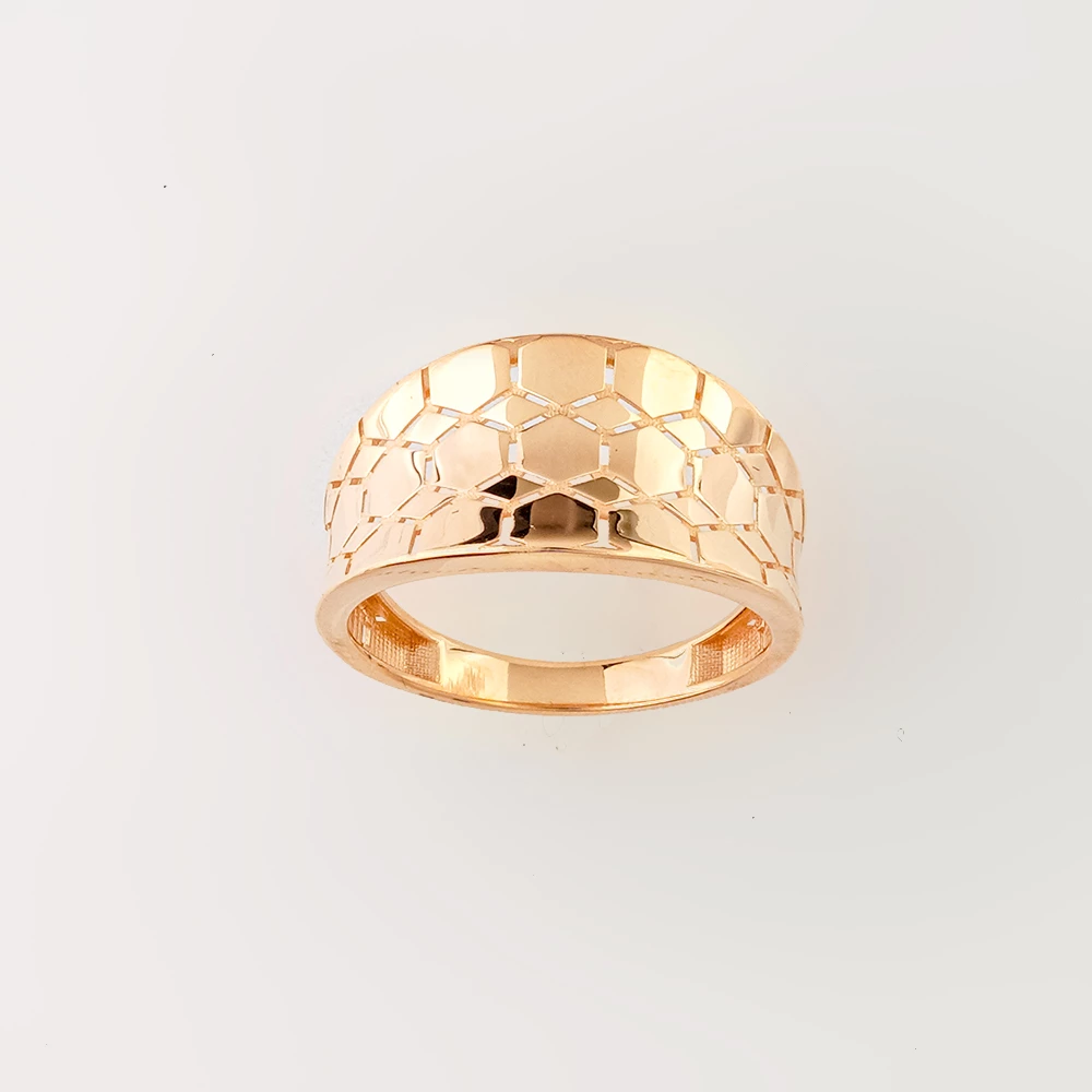 Кольцо из красного золота 585 пробы