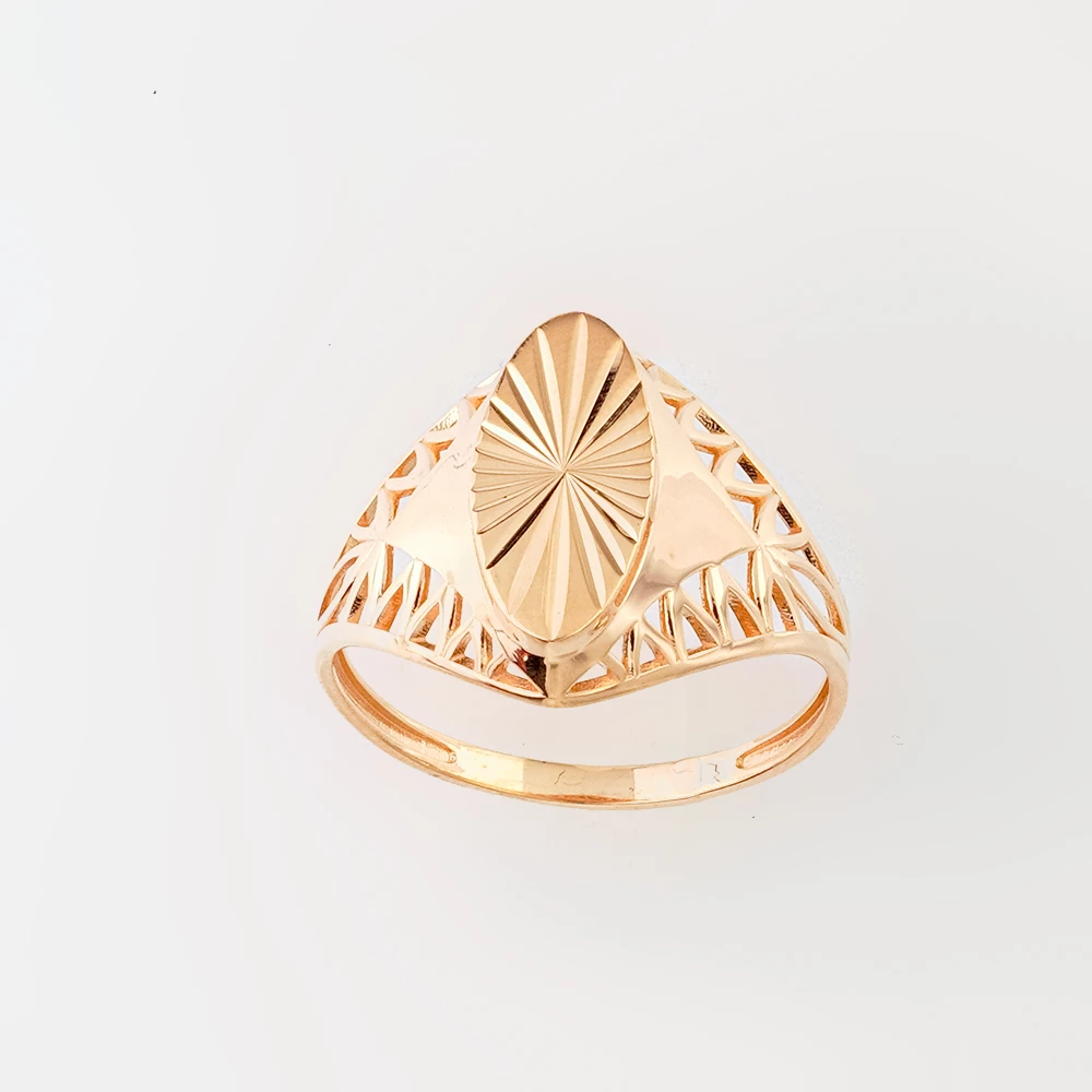 Кольцо из красного золота 585 пробы