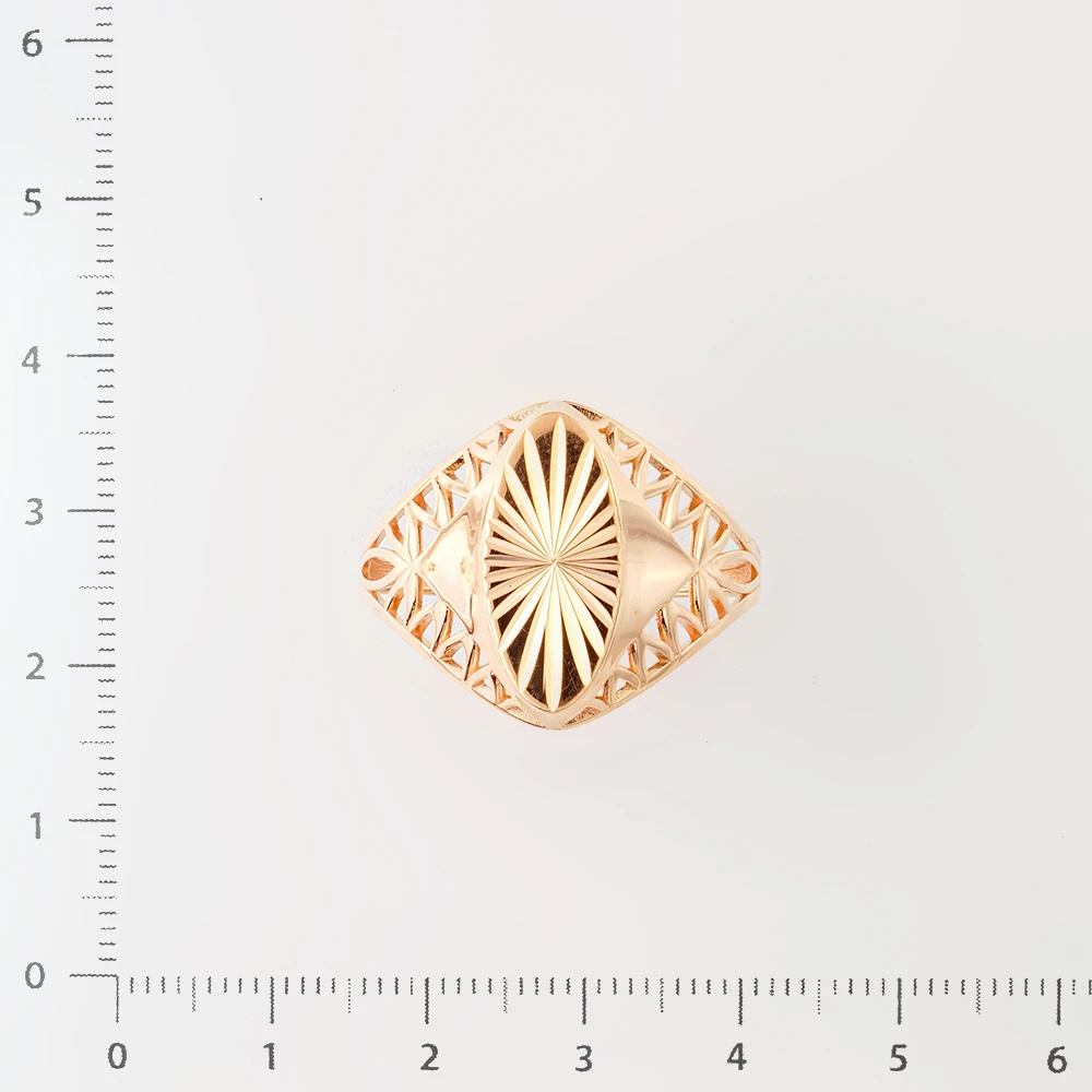 Кольцо из красного золота 585 пробы