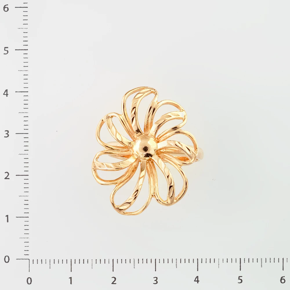 Кольцо из красного золота 585 пробы