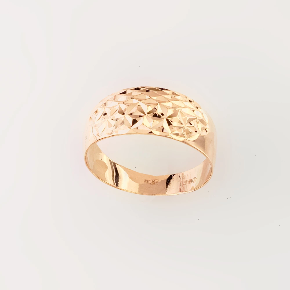 Кольцо из красного золота 585 пробы