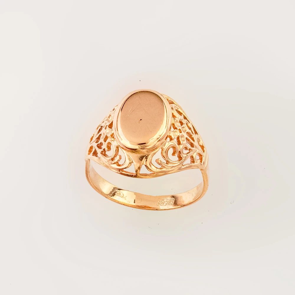 Кольцо из красного золота 583 пробы