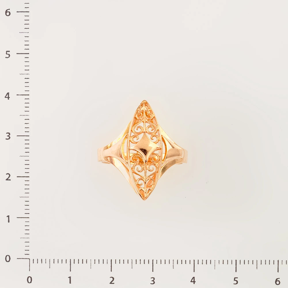 Кольцо из красного золота 585 пробы