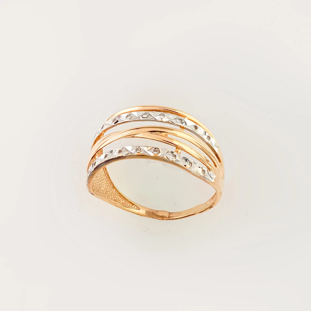 Кольцо из красного золота 375 пробы