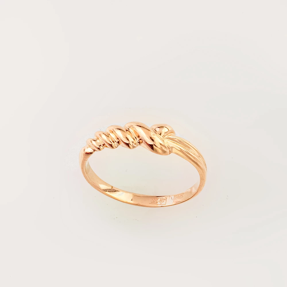 Кольцо из красного золота 583 пробы