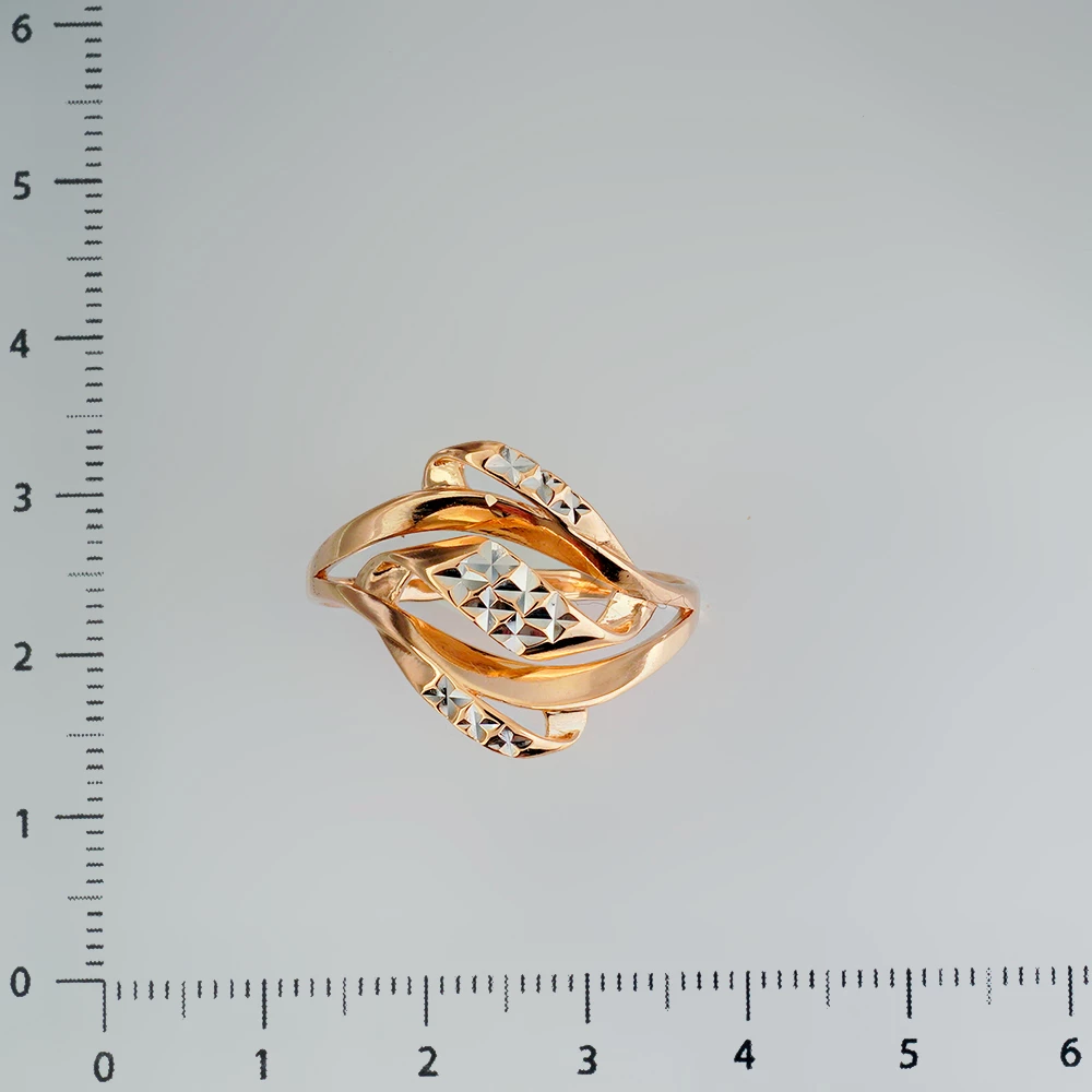 Кольцо из красного золота 585 пробы