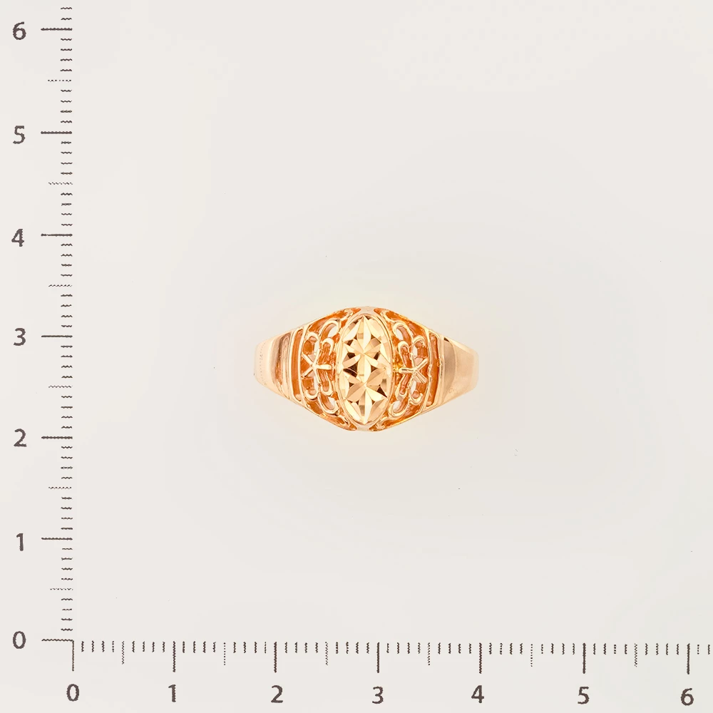 Кольцо из красного золота 585 пробы