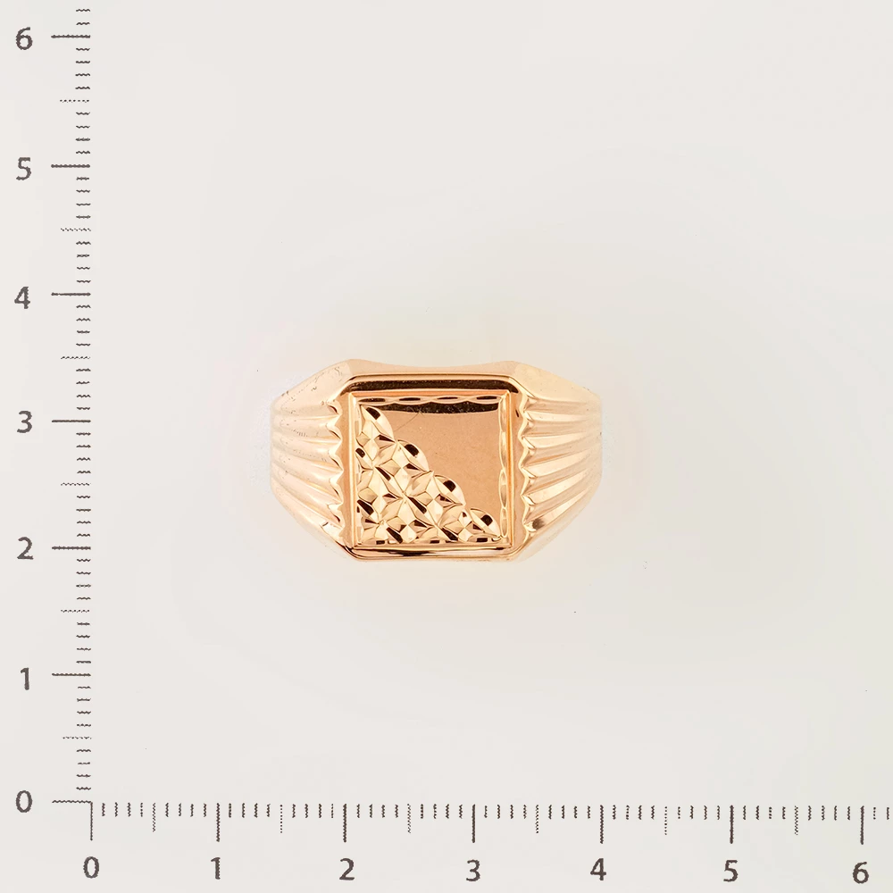 Кольцо из красного золота 585 пробы