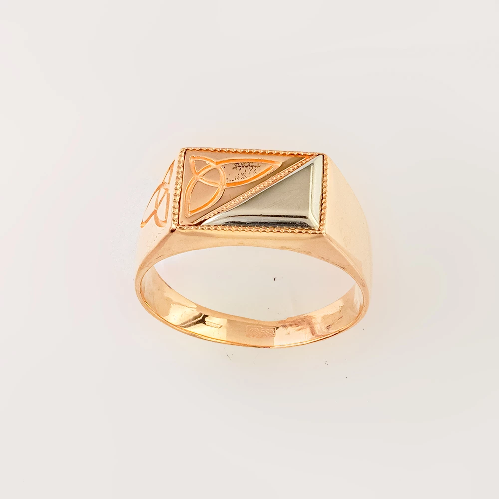 Кольцо из красного золота 585 пробы