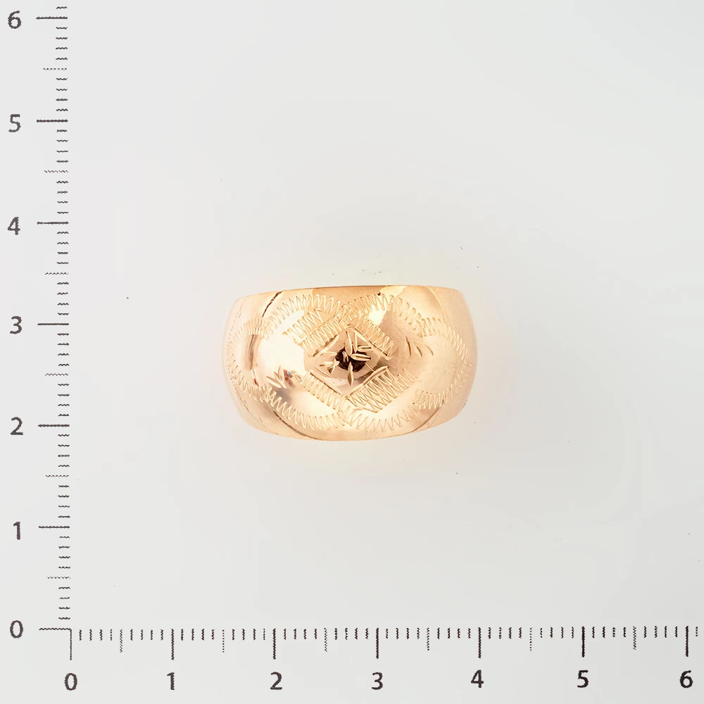 Кольцо из красного золота 583 пробы