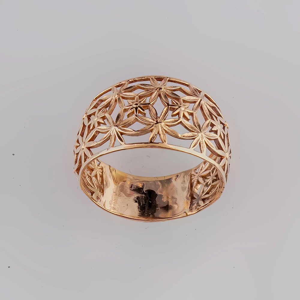 Кольцо из красного золота 585 пробы