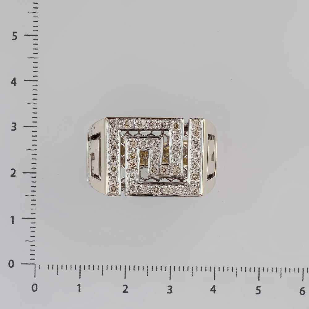 Кольцо с бриллиантом из белого золота 585 пробы