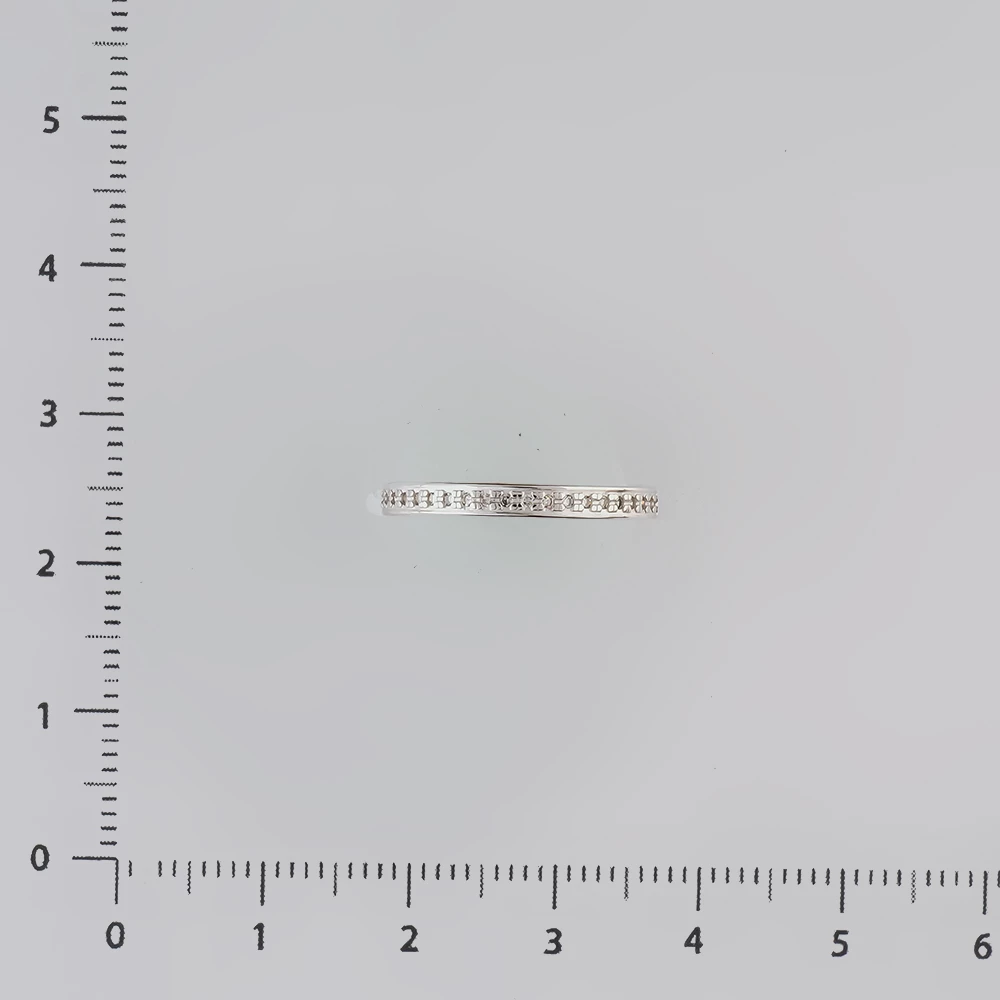 Кольцо с бриллиантом из белого золота 585 пробы