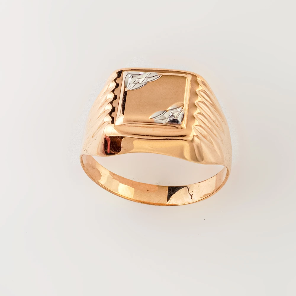 Кольцо из красного золота 585 пробы