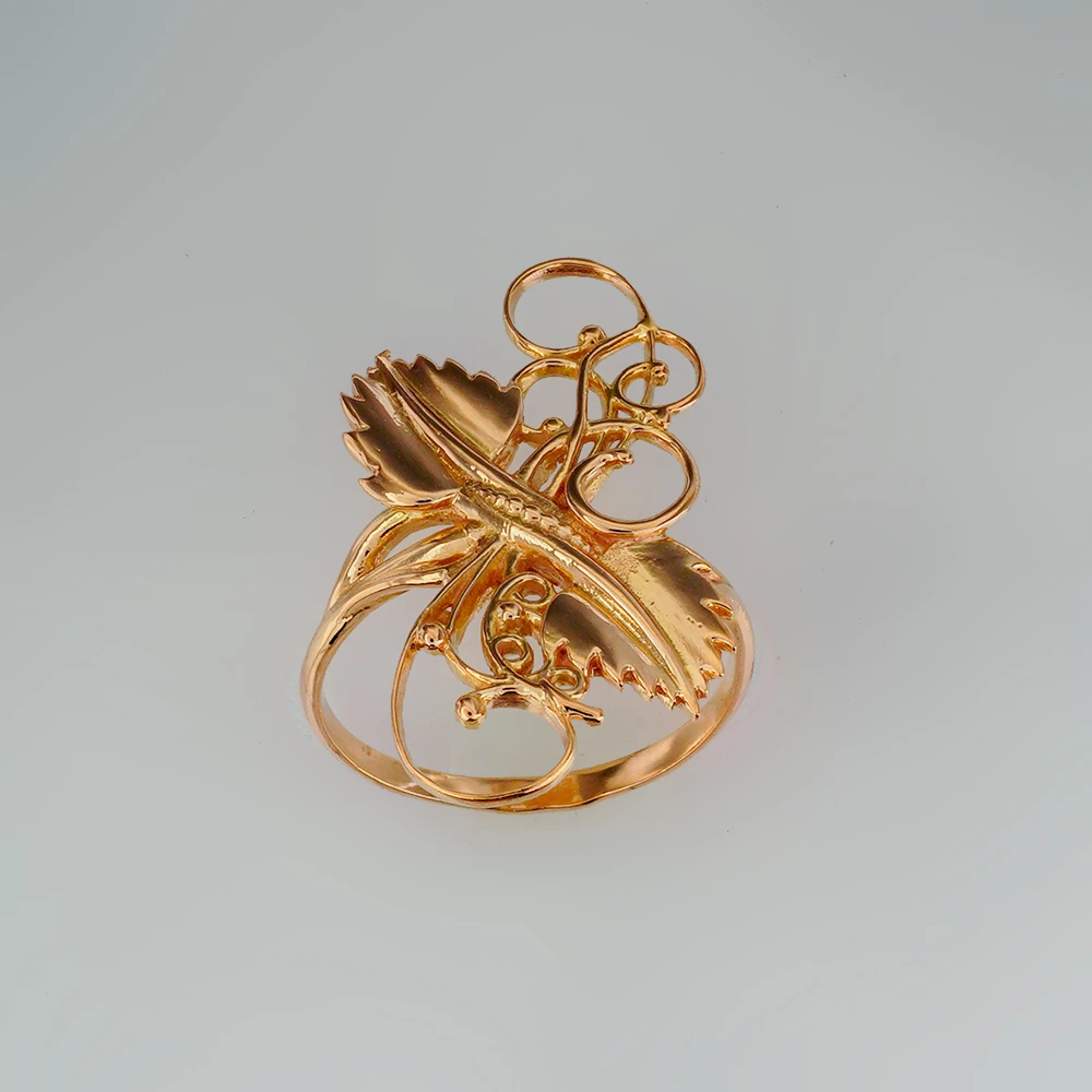 Кольцо из красного золота 585 пробы