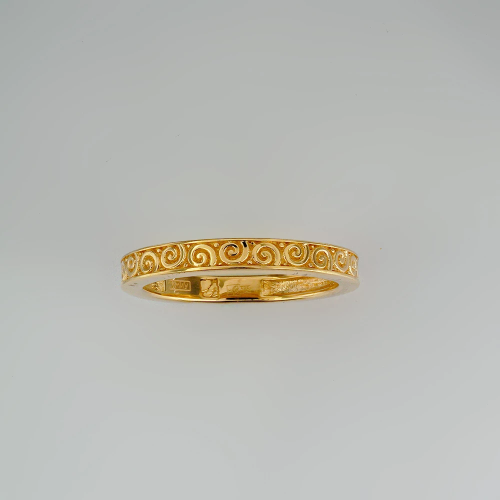 Кольцо из желтого золота 585 пробы