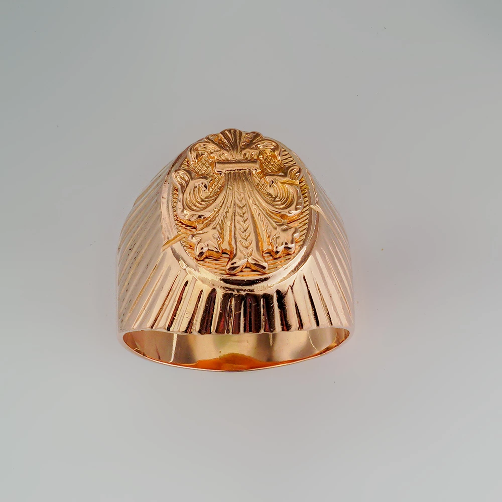 Кольцо из красного золота 583 пробы