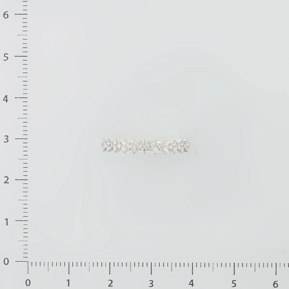 Кольцо с бриллиантом из белого золота 585 пробы