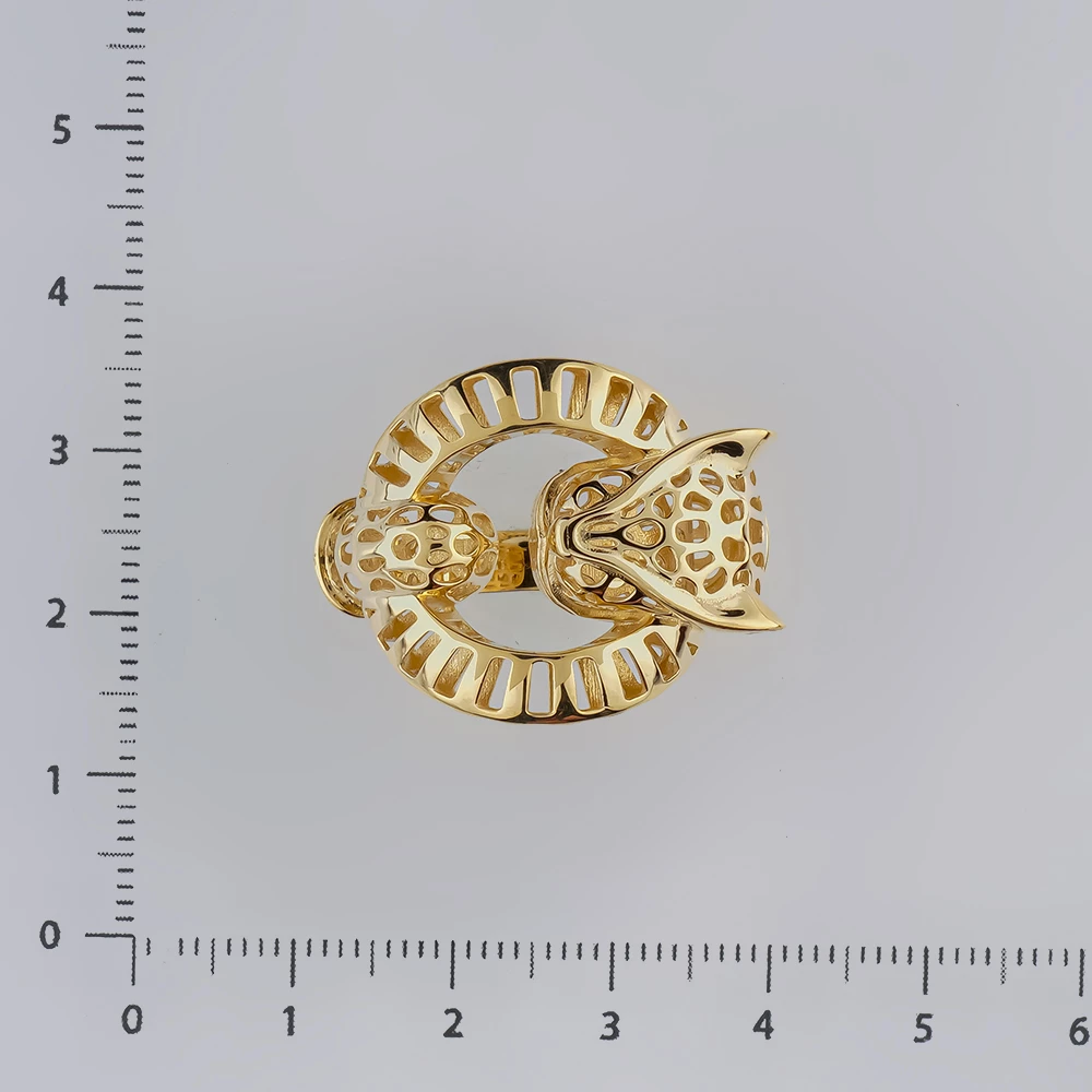 Кольцо из желтого золота 585 пробы